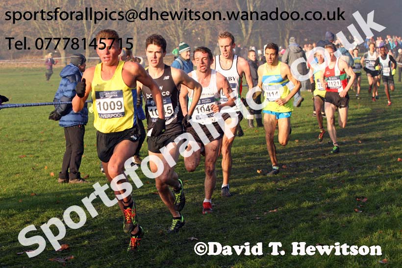 Senior and under-23 men, European Cross Country Trials, Sefton Park, Liverpool. Photo: David T. Hewitson/Sports for All Pics